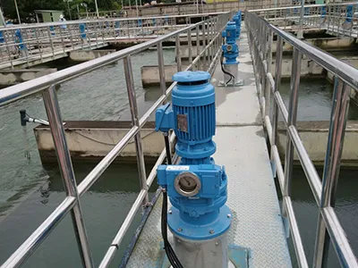 Réducteur cycloïdaux pour le système de traitement des eaux